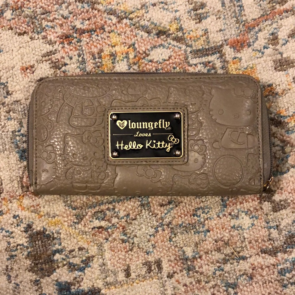 Loungefly X Hello Kitty Cement Colored Wallet
